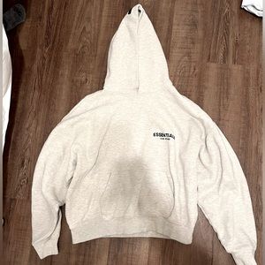 Fear of God Essentials Hoodie (SS22) Light Oatmeal
